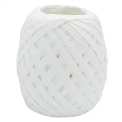 Raffia Ribbon; White